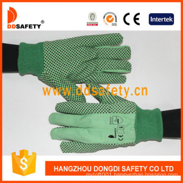 Green Polka DOT Canvas Glove